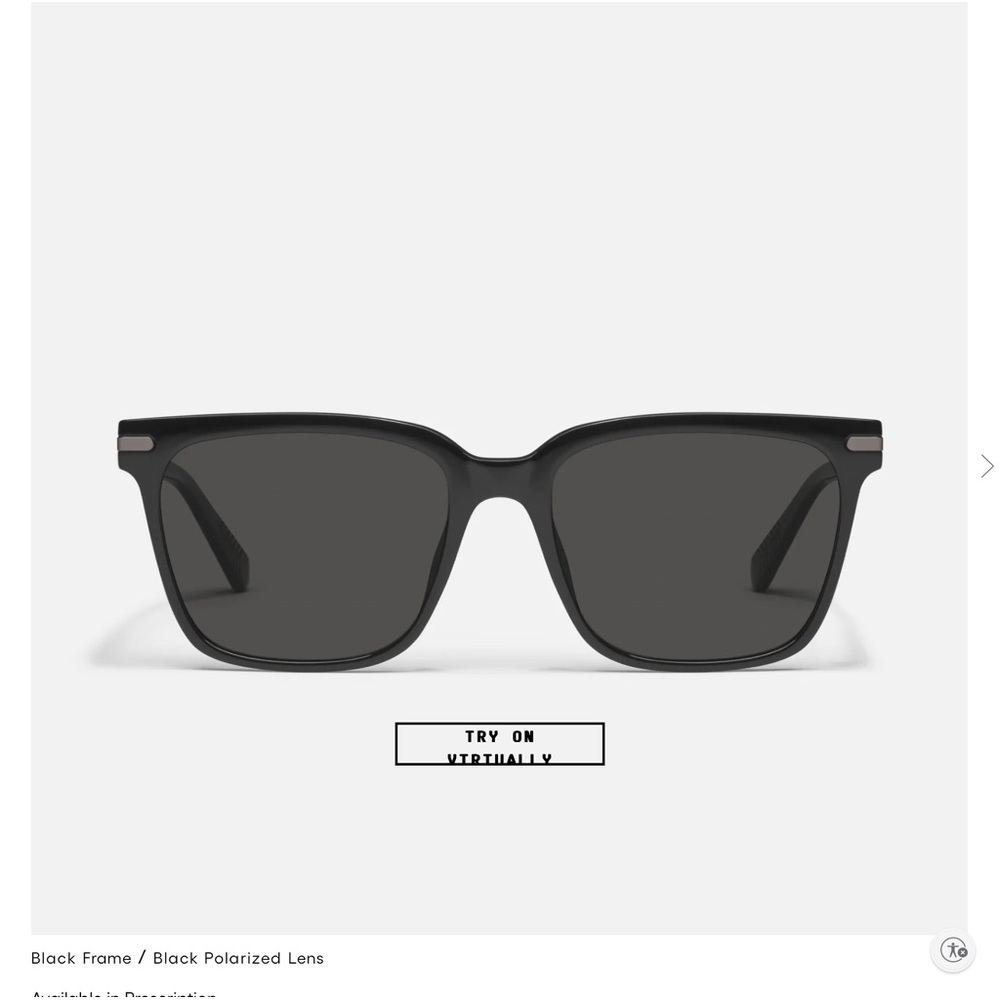 NEW! Quay Australia Black Recap Polarized Sunglasses